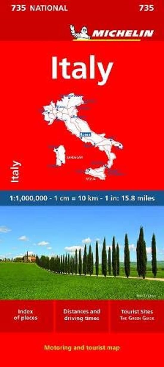 Italy - Michelin National Map 735