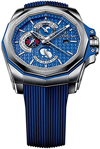 Corum Admiral's Cup Ac-One 45 Tides 277.101.04/F373 AB12 45mm Automatic Titanium Case Blue Rubber Anti-Reflective Sapphire Men's Watch by Corum