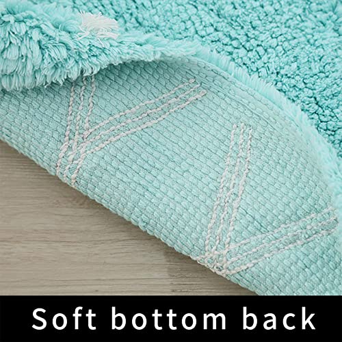 Blue Page Abc Kids Rug For Bedroom Circle Alphabet Nursery Rug For Boy And Girl - Round Neutral Toddler Playroom Rug, Letter Learning Carpet #TOP6