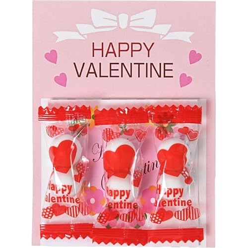 JM バレンタインチョコレートボール3包入(シール付) セット販売 まとめ買い 義理チョコ ノベルティ プチギフト プレゼント (台紙入り(100個セット))