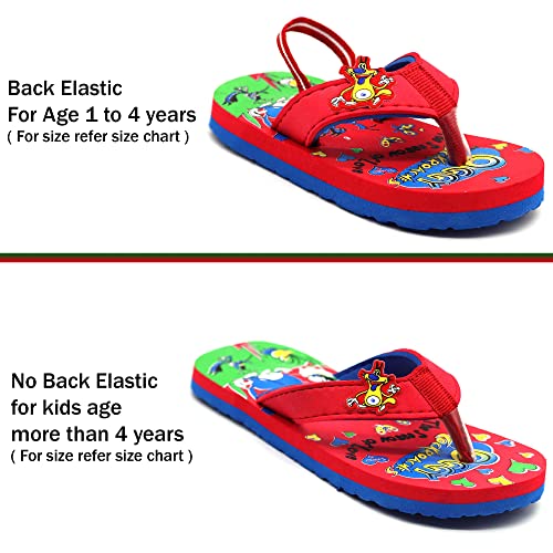 Image of SVAAR Cartoon Kids Flip-Flop | Comfortable, Indoor & Outdoor Slippers for Boys or Girls