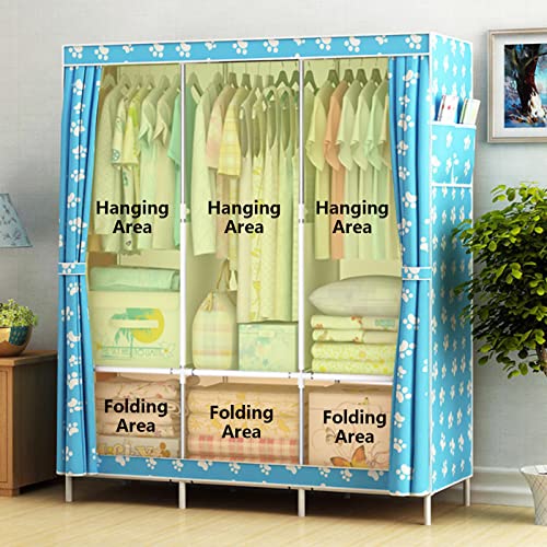 Armario de ropa de dormitorio transpirable ideal para mudanzas 5