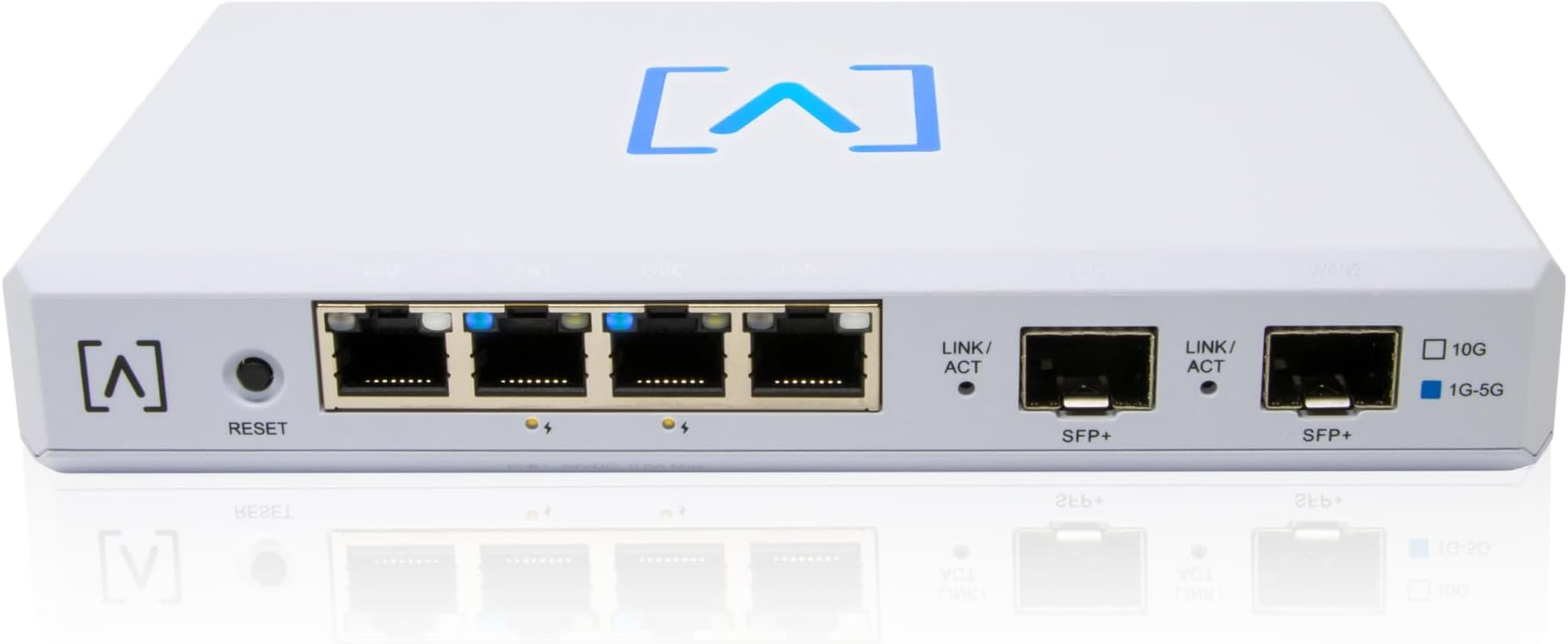 Alta Labs Route10 High-Performance Qualcomm Quad-Core Hardware-Accelerated 10 Gbps VPN Router | 2 10 Gbps SFP+ and 4 2.5 Gbps Ports | Real-Time Stats | 40W PoE+ to Power Alta Labs WiFi Access Points