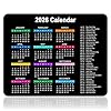 Dapesuom 2026 Calendar Mouse Pad, Computer Mousepad with Stitched Edges for Wireless Mouse, Waterproof Mouse Mat with Non-Slip Rubber Base, Ergonomic Mouse Pads for Gaming, 9.8 x 7.8 in, Holidays