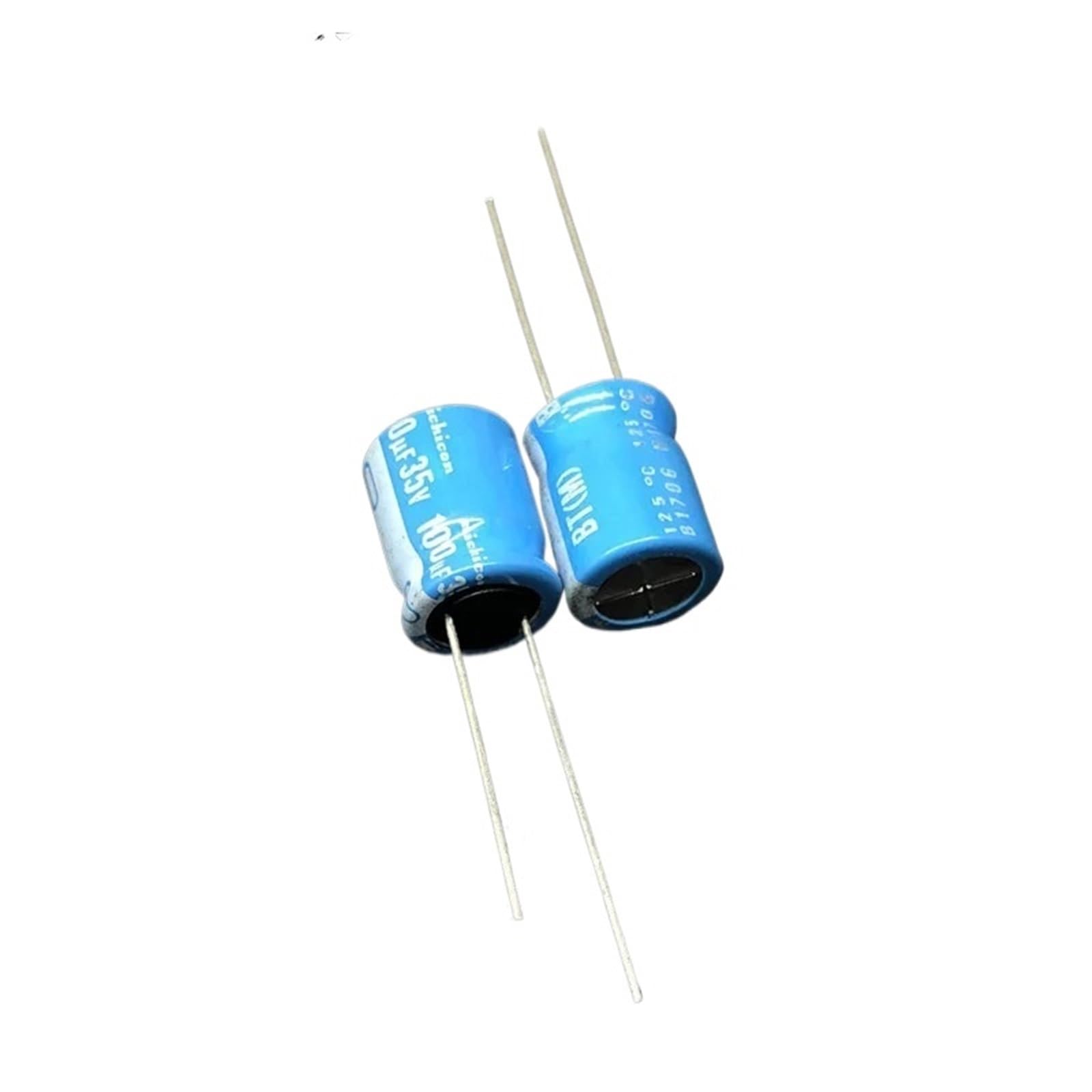 ICXLPMC 10pcs 100uF 35V 10x12.5mm High 35V100uF Aluminum Electrolytic capacitor 35V100 uF