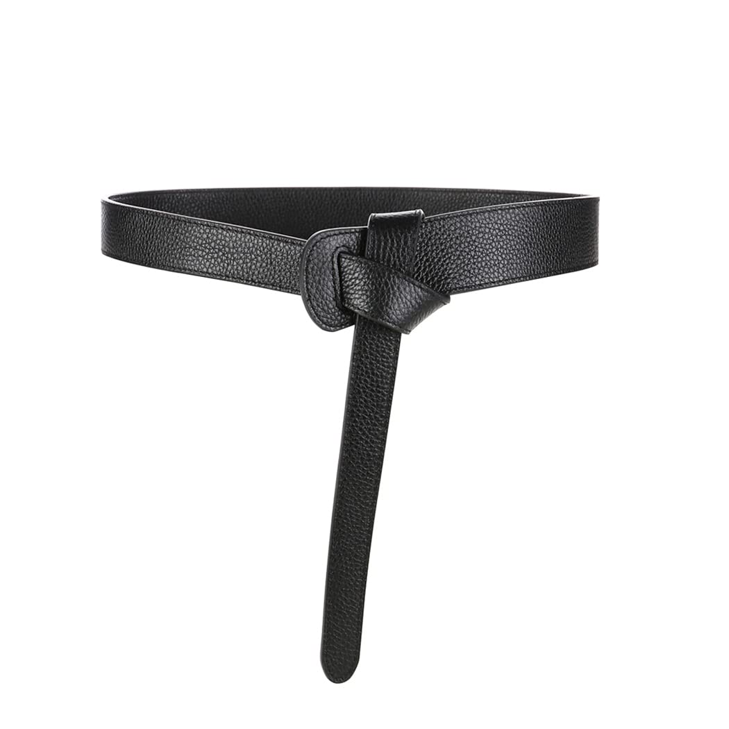 Borsgye Womens Dress Waist Belt Retro Corset Cinch Waist Band PU Leather Elasticity Girdle Wrap Vintage Elastic Waistband