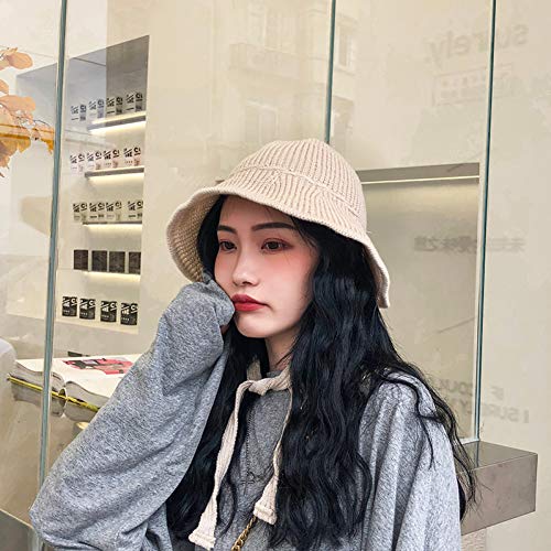 Chapeau de pêcheur femelle sangle tricotée pour un hiver cocooning et un style vintage doux
