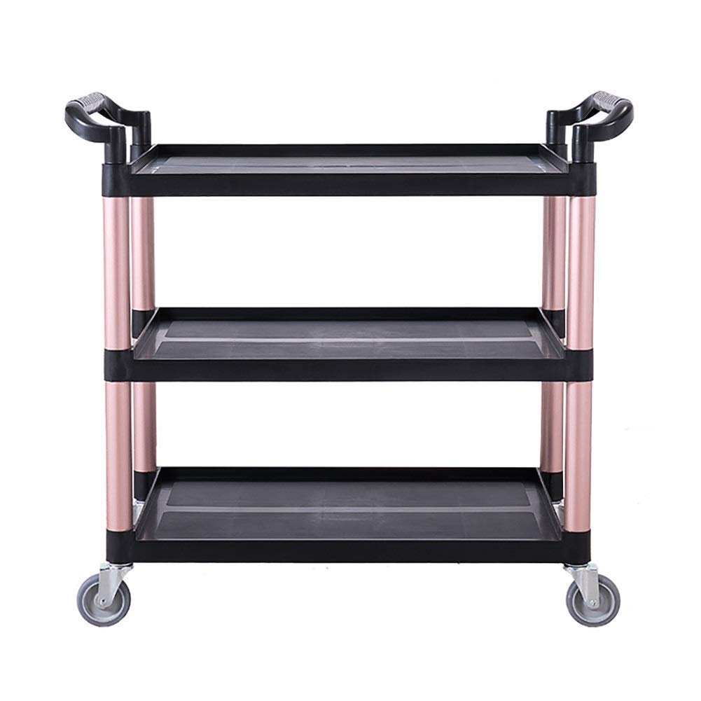 Service de Nettoyage de Restaurant Chariot à Roulettes de Collection, Capacité 250Kg, Noir, DCNGXUKLK