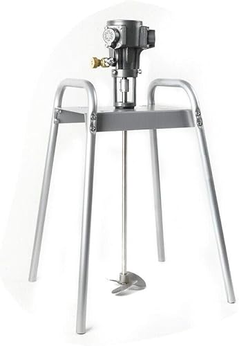 Miniatura 7 de Mezclador de pegamento de pintura, máquina mezcladora de pintura de 5 galones20L de acero inoxidable con impulsor neumático mezclador máquina