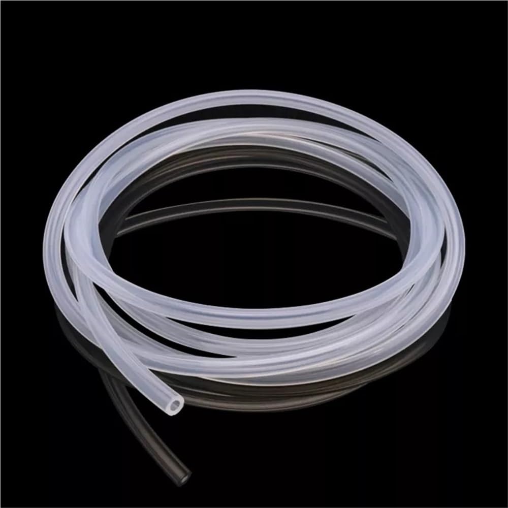 Yjqhody One Color Soft Rubber Hose 1 Meter Transparent Silicone Rubber Hose, Id 0.5 2 3 4 6 7 8 9 10Mm Flexible Tube Clear Soft Pipe(9Mm*13Mm)