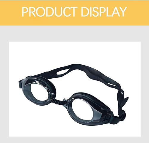 Miniatura 7 de KELINFONG Flotadores inflables de natación, sin fugas, antiniebla, gafas de natación para adultos, hombres y mujeres