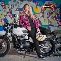 Held Lumberjack II Motorrad-Jacke Damen Schwarz rosa XXL – Ansicht 2