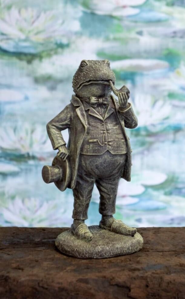 Mr Toad Garden Figure | Wind in the Willows Heavy Resin Home Ornament Statue