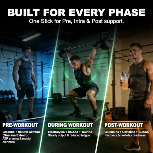 50% Off AirVigor Creatine Electrolyte Pre-Workout Powder - 20 Sticks