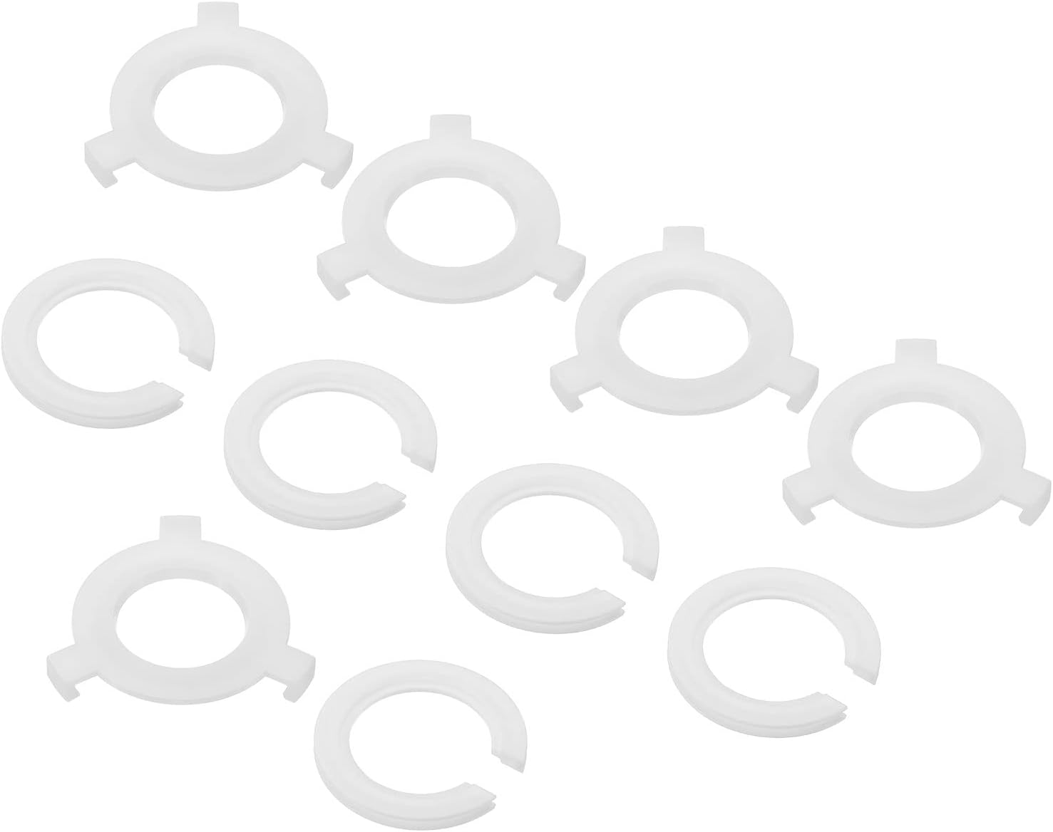 PATIKIL E27 to E14 Lamp Shade Reducing Ring, 10 Pack Lampshade Adapter