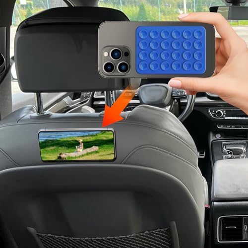 Winuerk QPH1070 Silicone Suction Phone Case Adhesive Mount cover