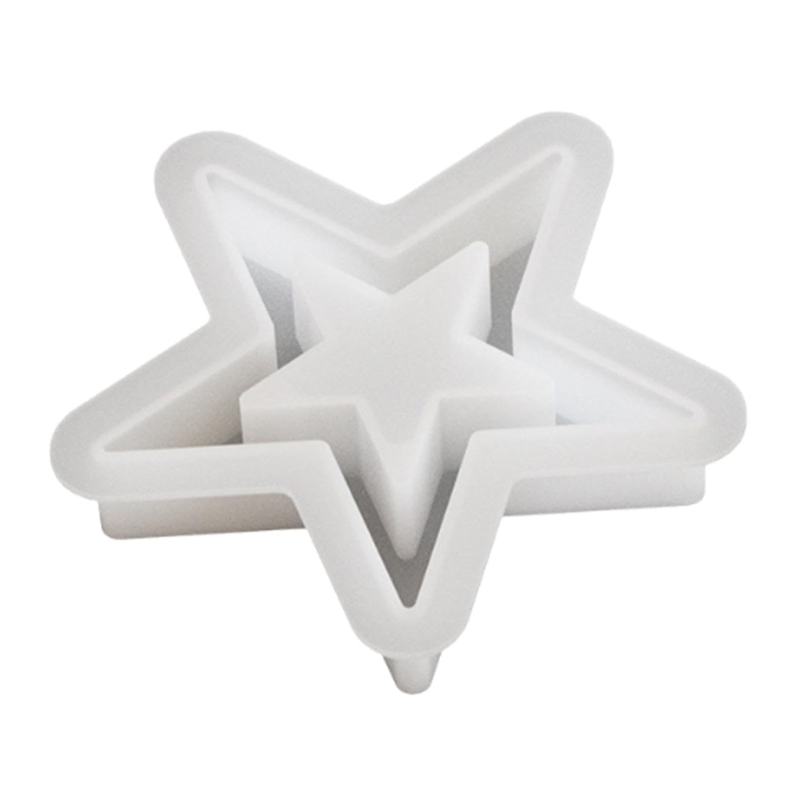 BNF® Star Shape Mould Handmade Silicone Casting Mould for Chocolate Candy Cupcake M-Home & Kitchen-Craft Materials-Metalwork-Casting Moulds-image-22