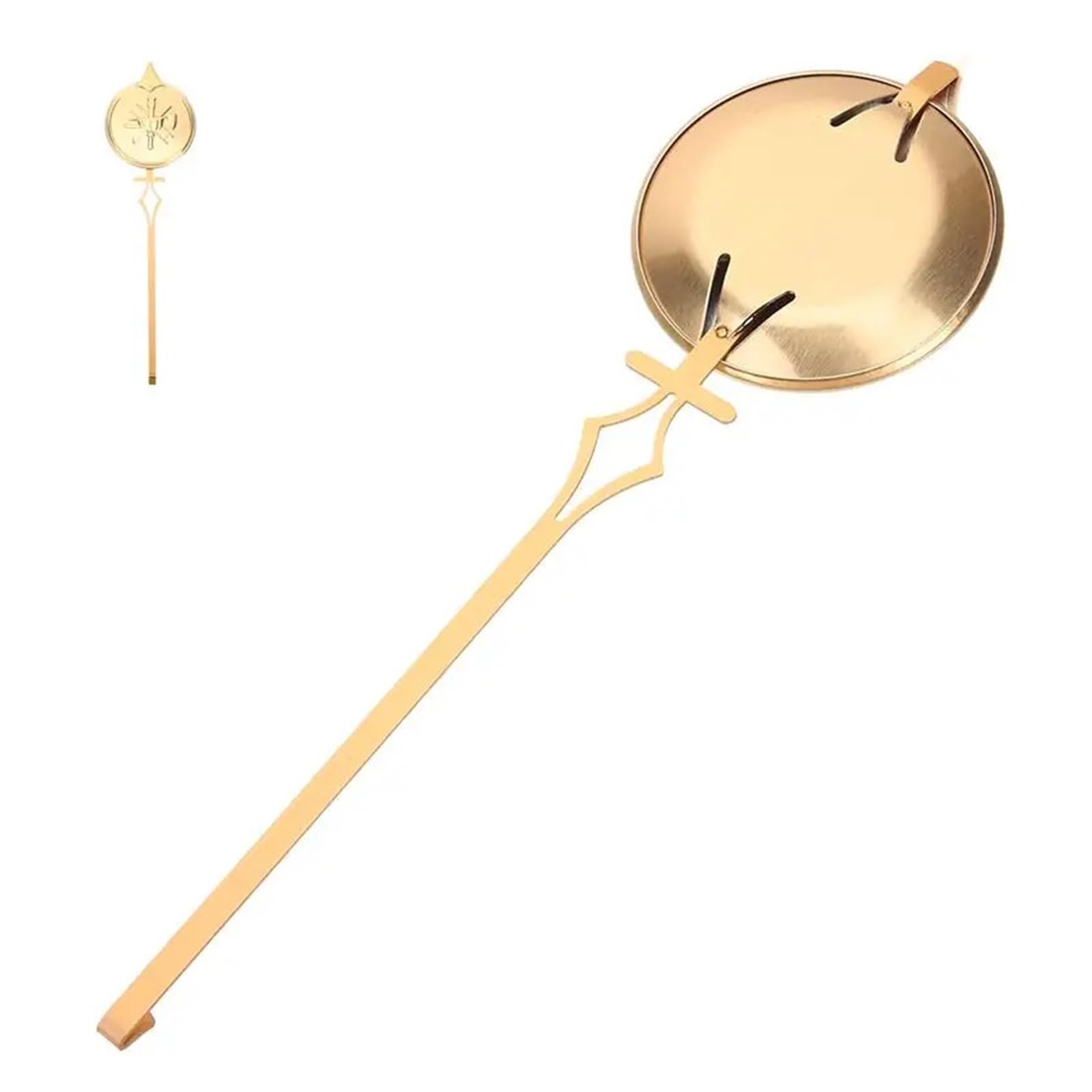 Yeobezn clock pendulum replacement 2Pcs Wall Clock Pendulum Replacement for Wall Clock Metal Pendulum Clock Movement Pendulum Mechanical Part DIY Repair Accessory