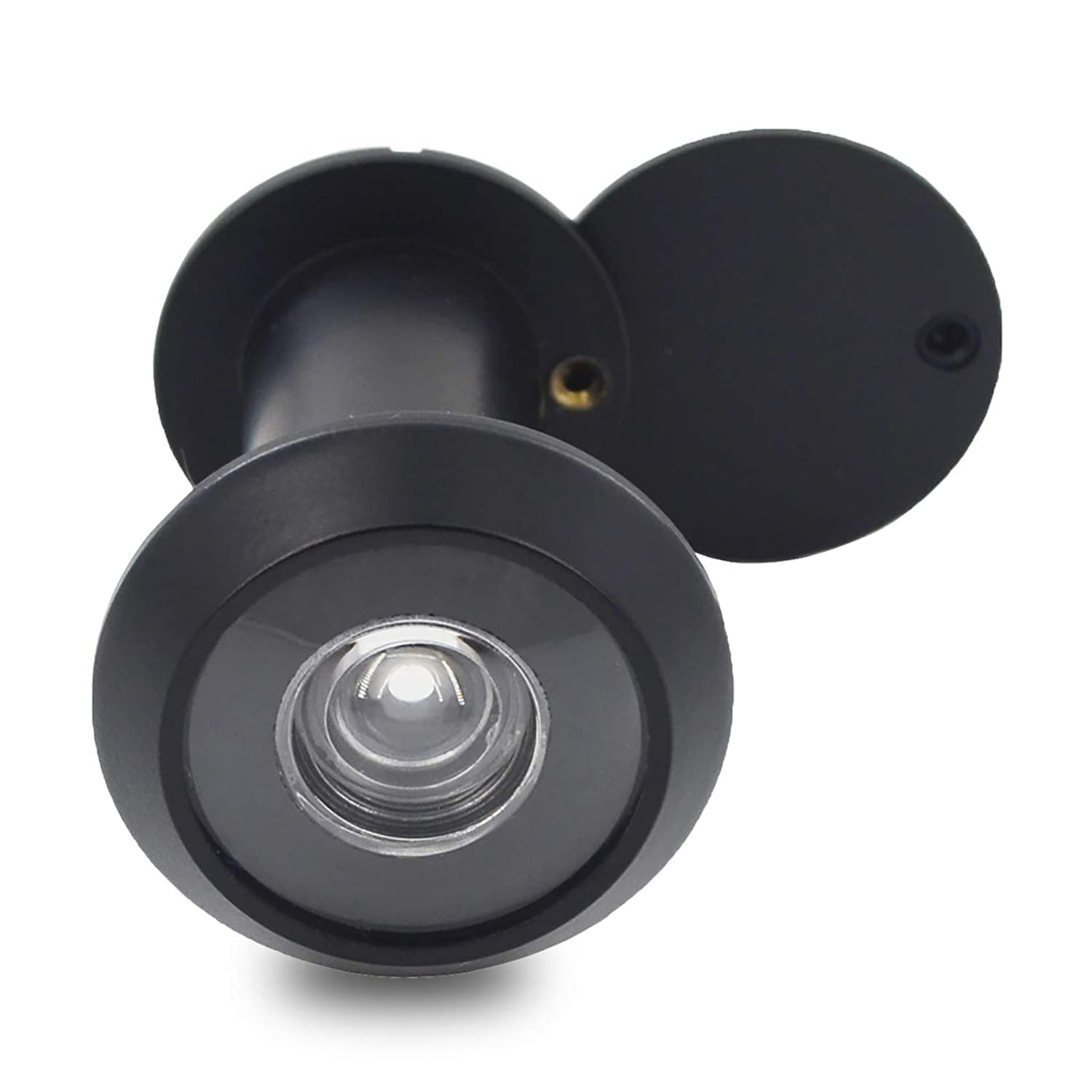 Door Lens 180°Degree Door Eye Viewer Perfect Matching for Main Door Handles (Black MAT) (B0BRC6QMGM) Amazon Price History, Amazon Price Tracker