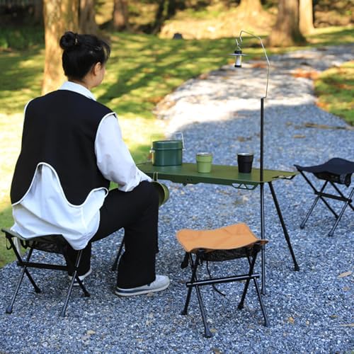 Table de cuisine d'extérieur en alliage d'aluminium à hauteur variable