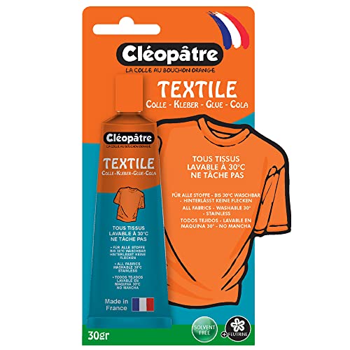 CLEOPATRE - Pegamento técnico sin disolventes para el textil formato de 30 g