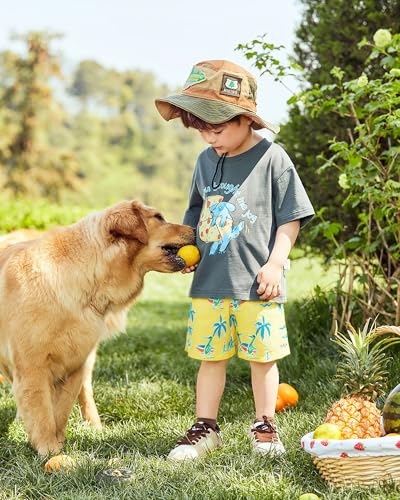 Image of SURF CUZ Boys Swim Trunks Toddler Swim Shorts UPF 50+ Bathing Suit for Boy Swimsuit Quick Dry Mesh Beach Boardshorts Swimwear