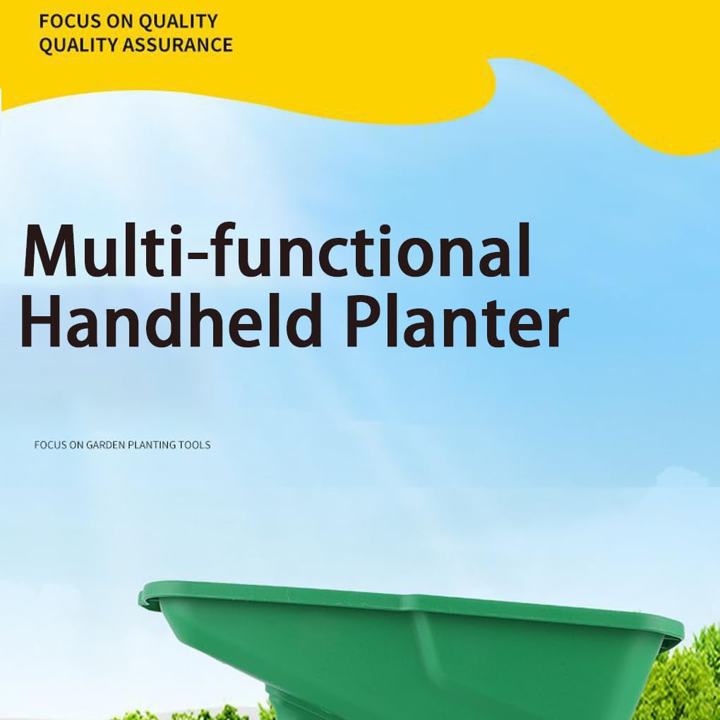Spandiconcime Manuale a manovella per Giardinaggio – Spandiconcime Manuale ABS per Piante rigogliose con Lunga Durata