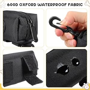 1500 Ct Dog Poop Leak Proof Bags with 2Pcs Dog Poop Bag Dispenser and Leash Clip, Waterproof Doggie Bags Holders, Pet Dog Waste Bag Bulk 100 Rolls, Unscented, for Owner Outdoor Walking Travel