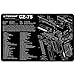 TekMat Gun Cleaning Mat for use with CZ 75