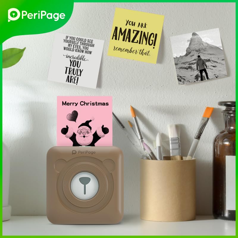 A6 Mini imprimante de Poche HD 304DPI Imprimante Thermique sans Fil BT Image Photo Étiquette Mémo Notes Papier de reçu de Journal Autocollant d'imprimante instantanée