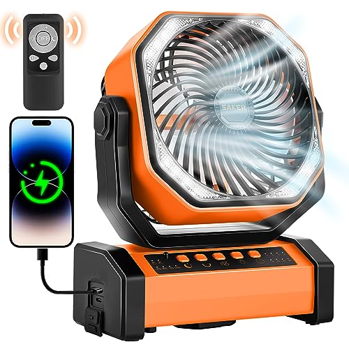 Saker-Rechargeable-Camping-Fan-20000mAh-Battery-Powered-Tent-Fans-with-LED-LanternHanging-HookAuto-OscillatingQuiet-Portable-Ceiling-Table-Fan-for-Car-Travel-RV-Camp-Hurricane-Emergency