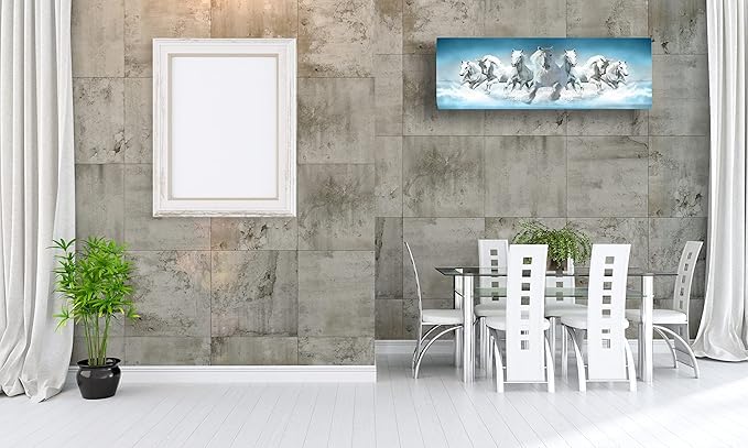 Image of Polyester Printed Air Conditioning Dust Cover Folding Designer Ac Cover For Indoor Split Ac 1.5 Ton (97X 31X 21 Cm ) (7 Horse)