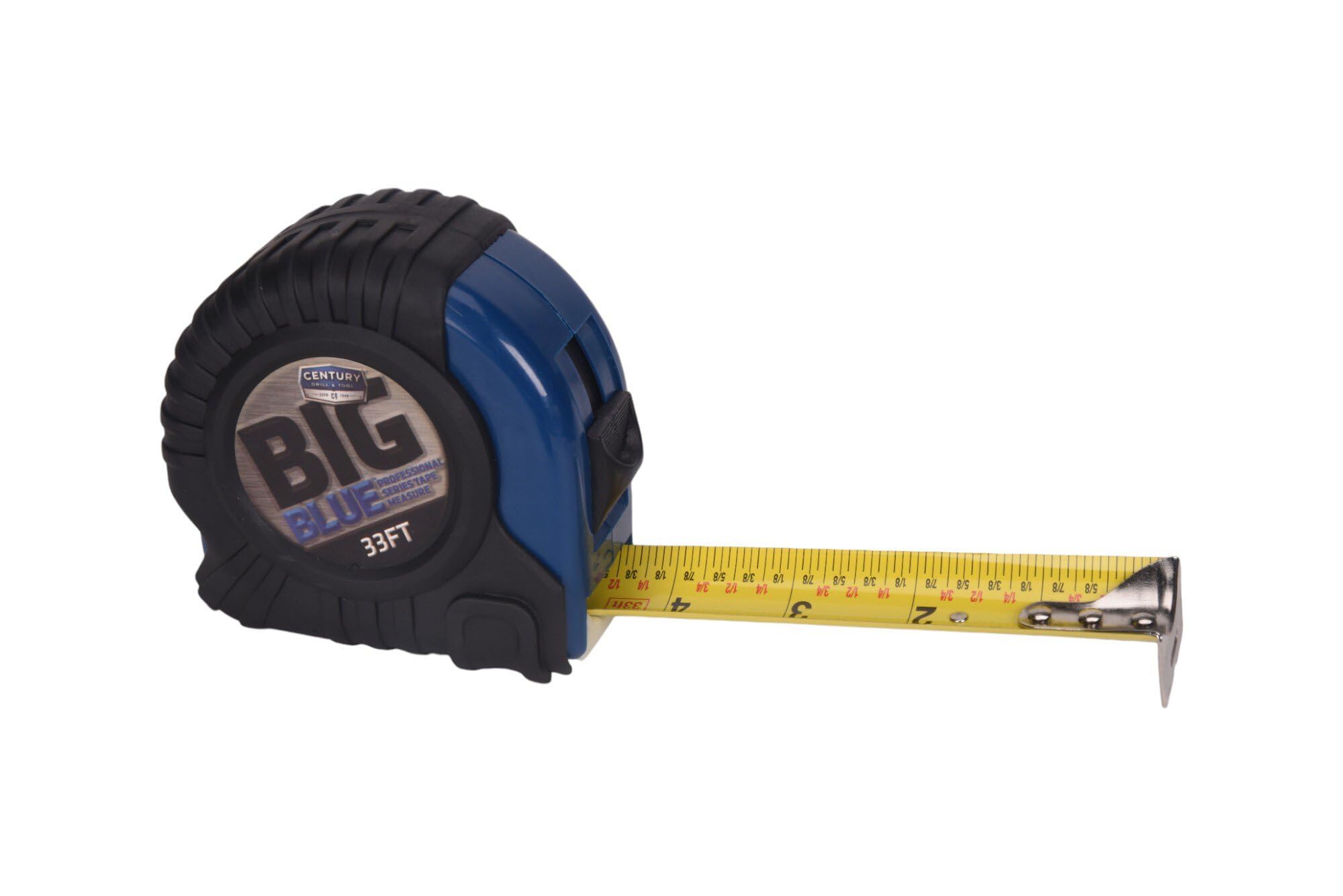 Century Drill & Tool 72833 Big Blue Tape Measure, 33-foot