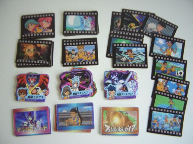 ♯iqv13AtイナズマイレブンGO爆熱ステッカーコレクション5種 Amazon.co