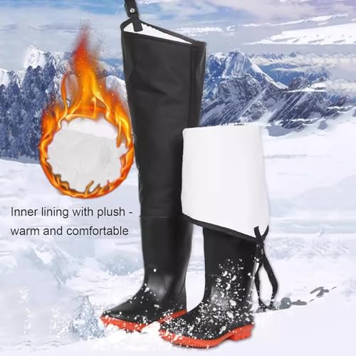 Waterproof Hip Wader Boots 80cm High for Men Women, Outdoor Travel Fishing and Hunting Boots, Lightweight and Non Slip4