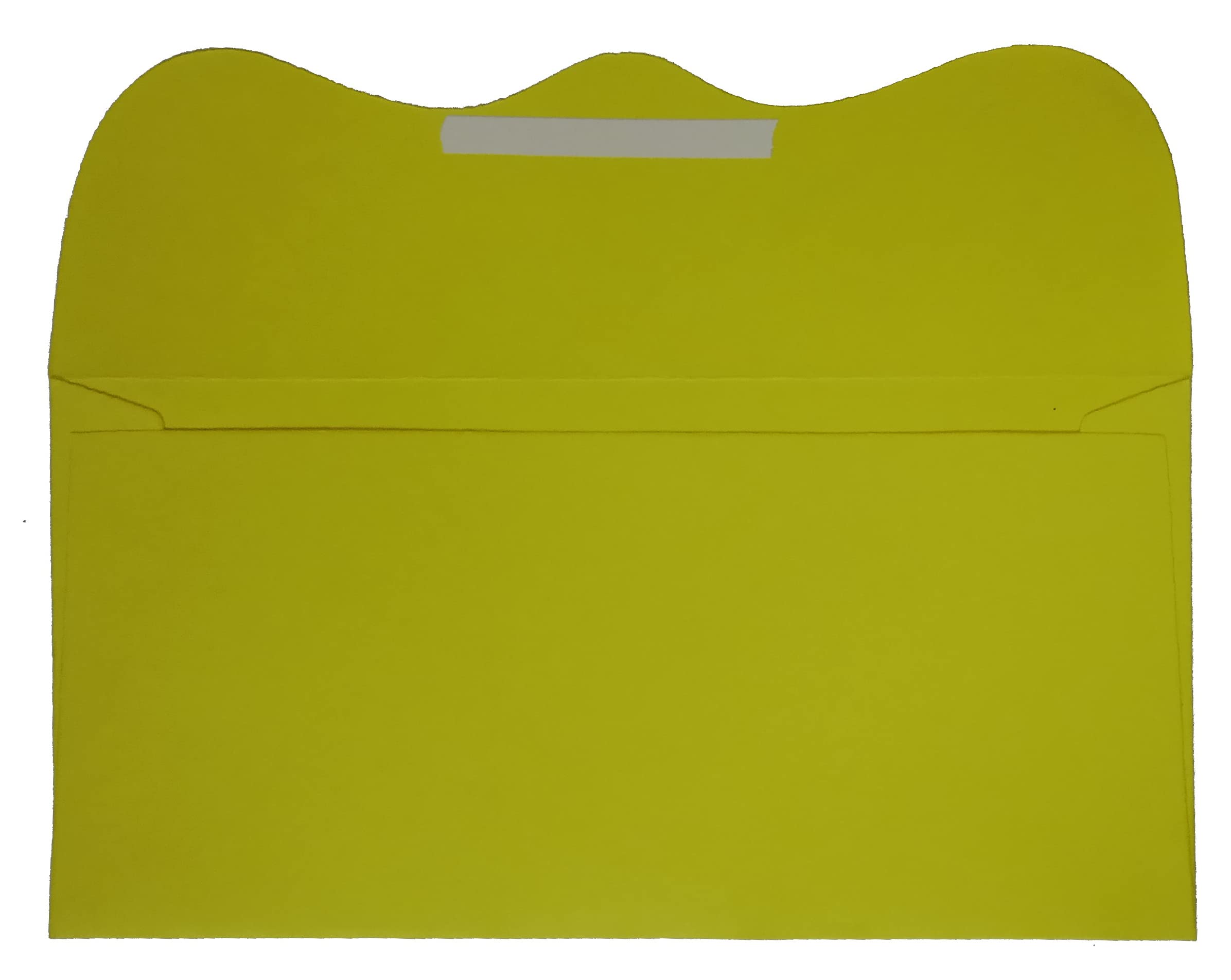 Purpledip Paper Envelopes Radha Krishna: Pack of 5 for Letters Notes Wishes Cards (12439), Multicolor, Medium (7 * 3.5 Inches) - Image 4