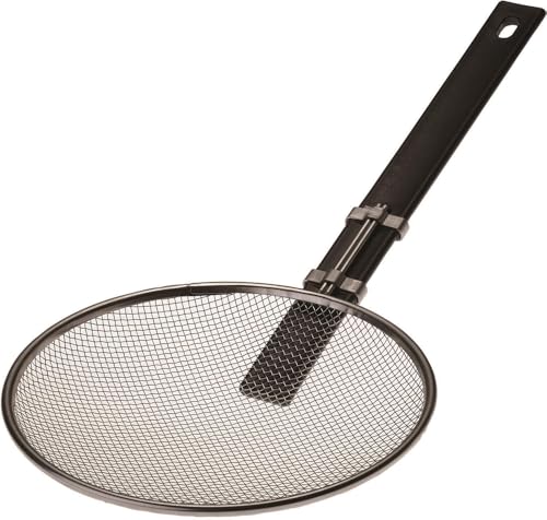 スリースノー そば揚げ ヨコ型 21cm 18-8ステンレス 業務用 ラーメン 湯切りざる 燕三条 日本製 Three Snow 新越ワークス 10180