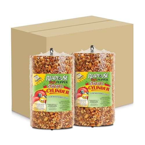 C&S Ready to Use Hot Pepper Seed Cylinder 1.76 Pounds 2 Pack