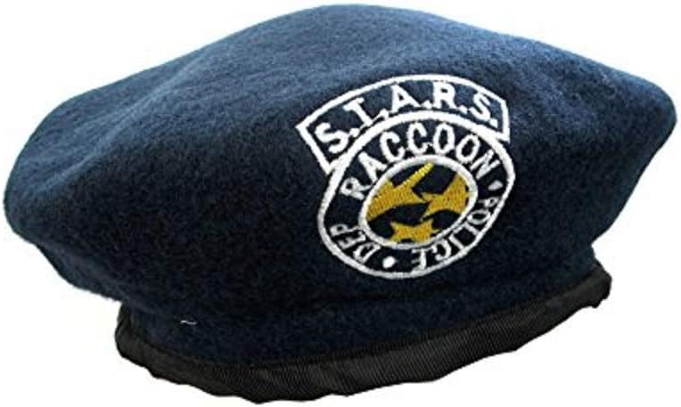 costumebase Resident Evil Beret Stars Jill Valentine Navy Blue Biohazard (L)