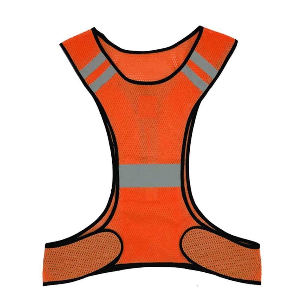 SSDH Safety Vest Reflective High Visibility Construction Work Vest For Men And Women (Orange)