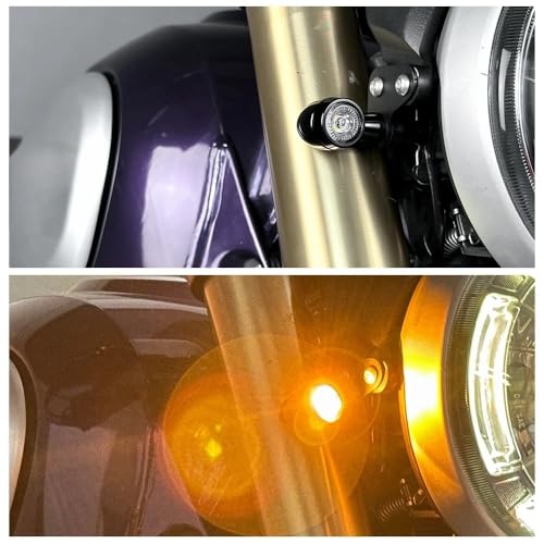 Clignotant pour moto LED multifonction feu stop et lampe de course E32 - 3