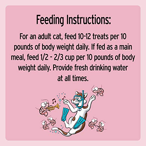 TEMPTATIONS Classic Crunchy and Soft Cat Treats Shrimpy Shrimp Flavor, 6.3 oz. Pouch - Image 7