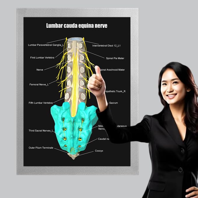 Image of Taanfu Body Educational Learning Anatomy Posters ，Equina Nerve Art Nerve Villi Anatomy Art Poster Digestive System Organs Illustration Small Intestine Physiology Anatomy Wall Art Villi