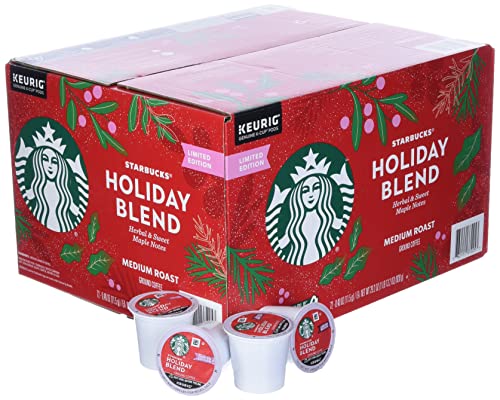 Image of Starbucks Holiday Blend Medium Roast Coffee 72 / 0.40 Oz Net Wt 29.2 Oz,, ()