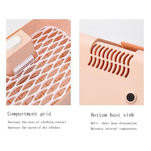 Wasdroger Droger Multifunctionele ondergoeddroger Kleine en draagbare draagbare luchtdroger (Color : Pink) - Image 5