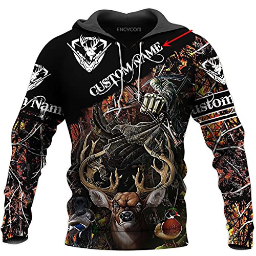 Personalized Love Hunting Custom Name Hoodie Mens Hunting To Your Beloved One Sweatshirts