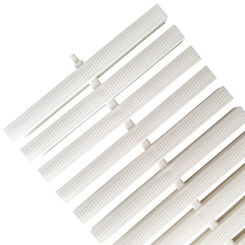 Swimming Pool Overflow Grating 8 Inch, Single Pin (1 Meters Each Package, White)-image-34