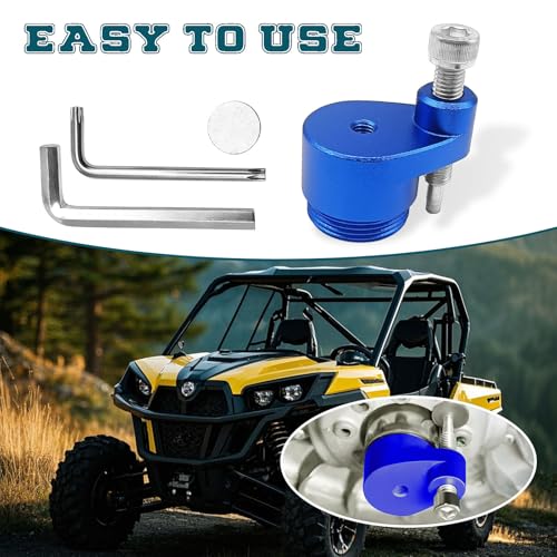 Image of Belt Removing Tool for Can-Am Maverick X3, Defender, Commander, and Trail Models (2006-2021) - CVT Belt Change Tool Compatible with Part# 708200720, 529000088 (Blue)