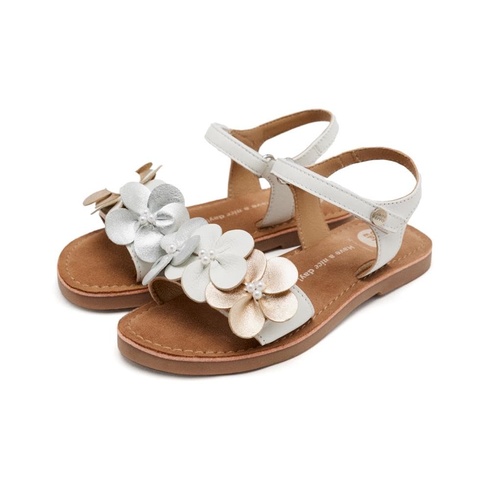 GIOSEPPO Beecher Girls Flat Sandals, white, 2.5 UK