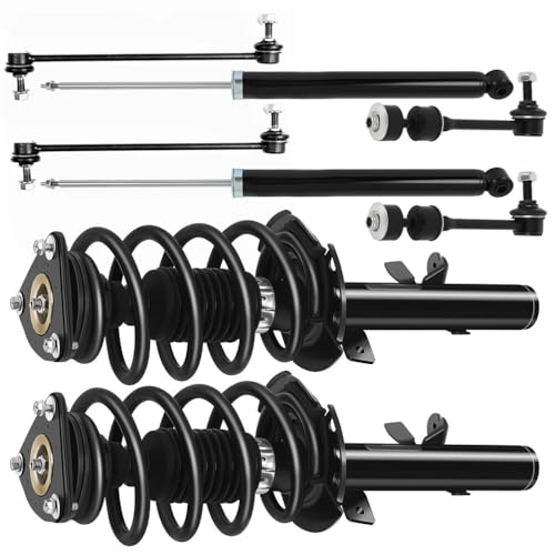Front Struts Suspension Assembly Kit For Ford Escape 2014 2015 2016 2017 2018 Front Rear Suspension Struts Shock Absorber Stabilizer Bar Link Tie Rod End Replace For Ford 172751 172750-8pcs
